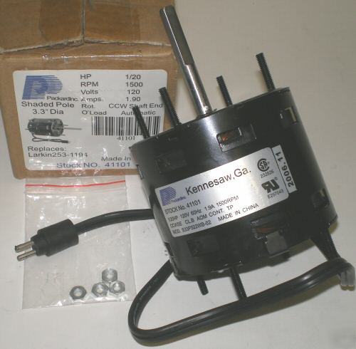 Larkin cooler motor 115V 253-1194 D1101 7163-2113