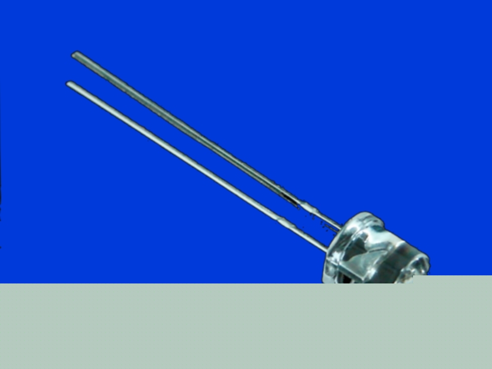 100X 3MM blue flat top wide angle led free resistors