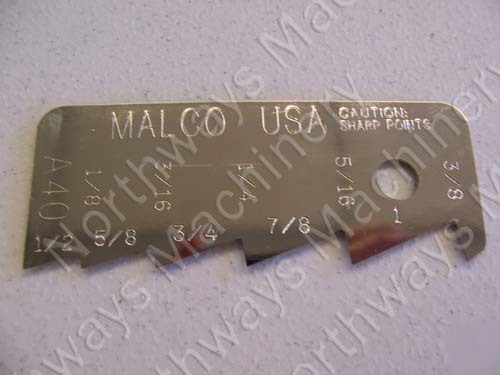 Malco 5 scribes A40 pocket size sheet metal hand tools