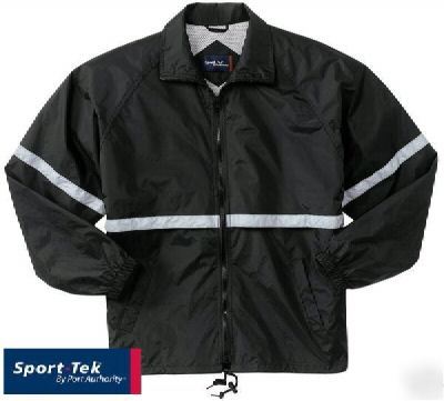 Sport-tek nylon reflective coach's jacket 4X