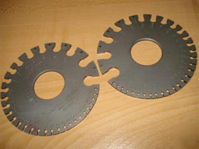 Starrett 188 english std. wire gage birmingham last one