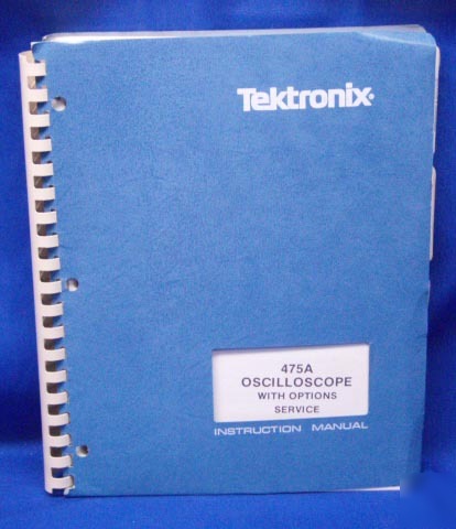 Tektronix c-50, c-51, c-52 & c-53 manual w/schematics