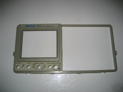 Tektronix front panel oscilloscope 2445 restoration