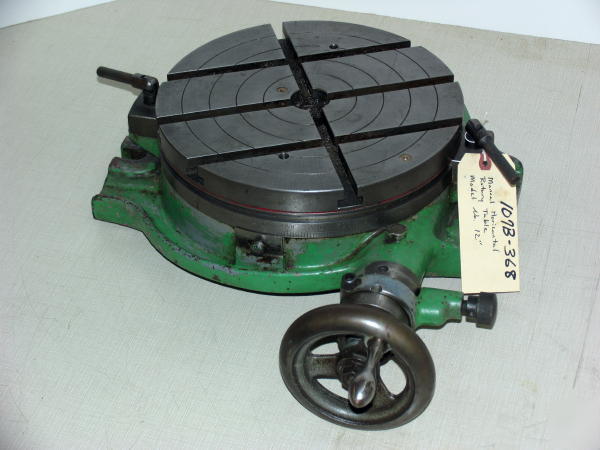 Manual horizontal rotary table 