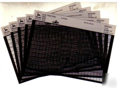 John deere combine 55 series parts manual microfiche