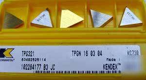 New 50) kennametal tpg 321 kc 730 inserts