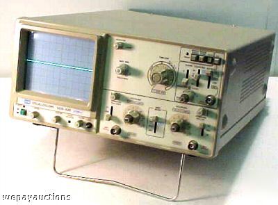 Oscilloscope gw gos-622 20 mhz 2 channel show sample 8