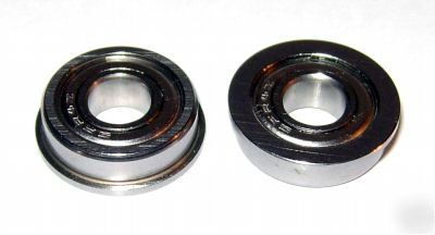 SFR4-zz stainless steel flanged bearings, 1/4 x 5/8