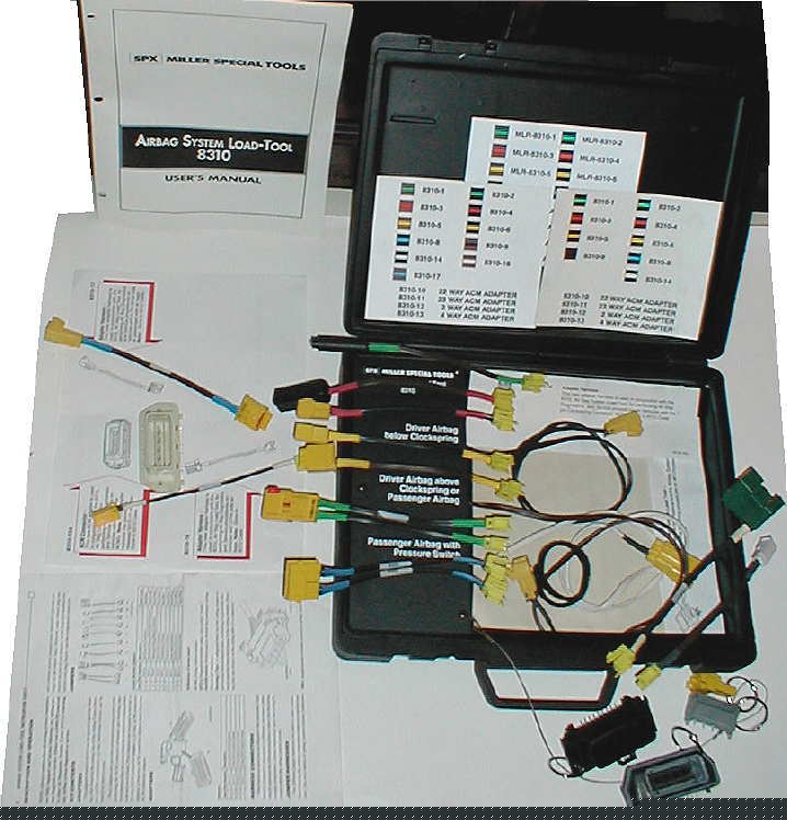 Spx miller chrysler airbag load tester dtc tool 8310