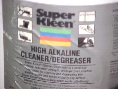 Super kleen high alkaline cleaner / degreaser 5-gallon