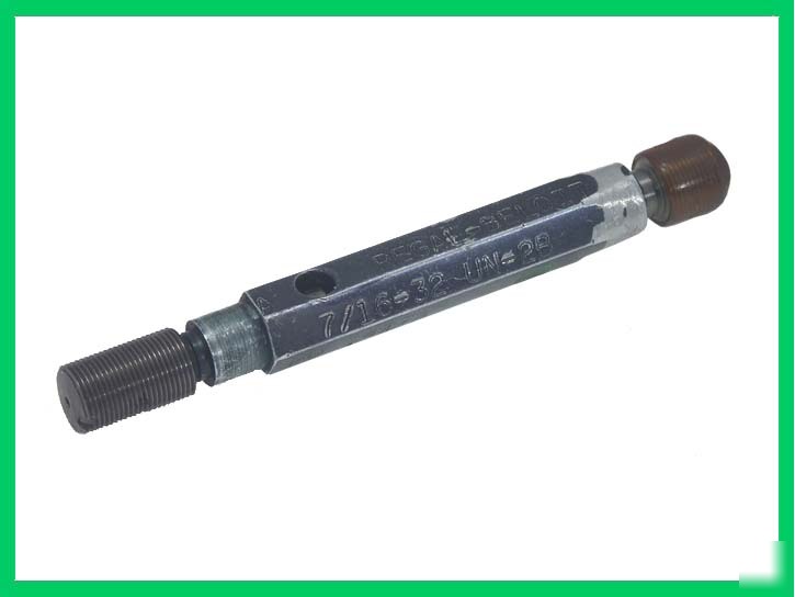 7/16-32 un class 2B go-nogo thread gage, regal-beloit