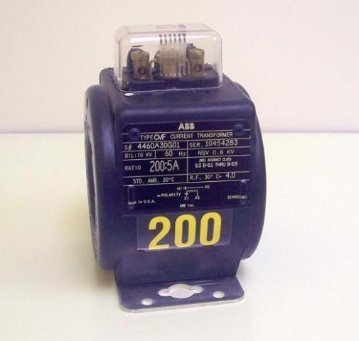 Abb current transformer 600 volt for watt-hour meter 