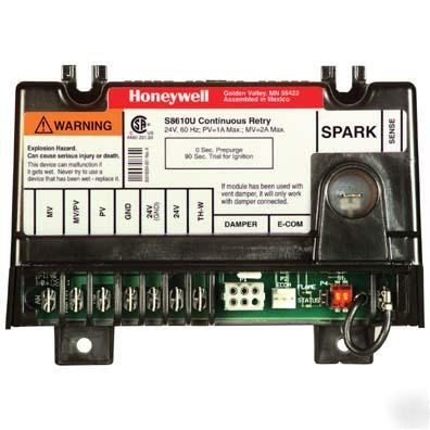 Honeywell S8610U3009 intermittent pilot control S8610U