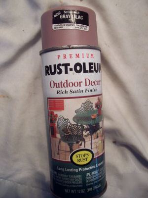 New gray lilac 7795 satin rustoleum spray paint enamel 