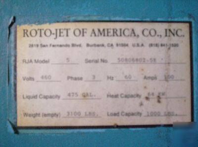 Roto jet of america,parts washer model 5