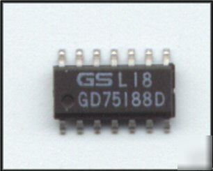 75188 / GD75188D / 1488 / GD75188 / quad line driver sm