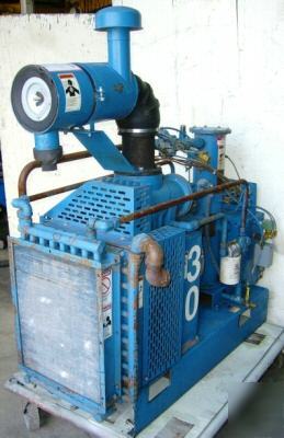 Quincy rotary screw air compressor, 30 hp, 1990 (20546)