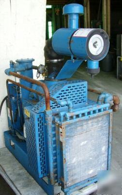 Quincy rotary screw air compressor, 30 hp, 1990 (20546)