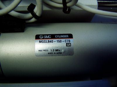 Smc pneumatic guide cylinder m/n: MGGLB40-150-C73