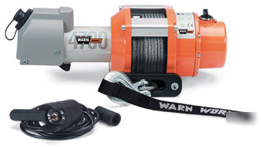 Warn 4700 dc powered utility winch 1.9HP 12V 4700LB cap
