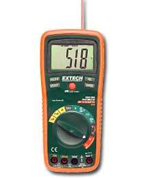 EX450 multimeter with ir laser thermometer