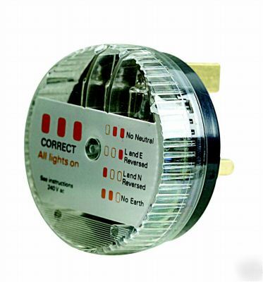 240V electric socket tester (electricians tools)