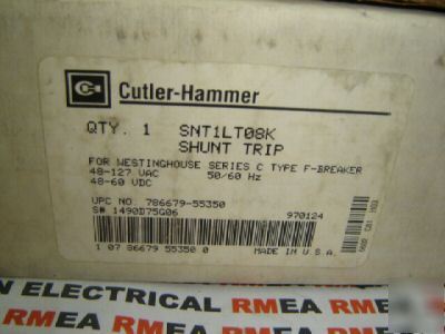 Cutler hammer shunt trip SNT1LT08K remote type