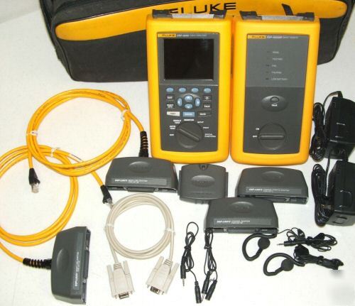 Fluke dsp-4000 cable analyzer CAT5E CAT6 DSP4000