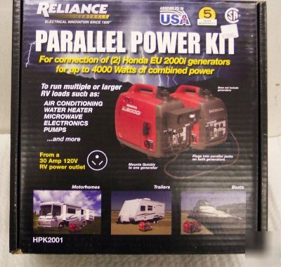 Parallel power kit for honda EU2000I generator wrv plug