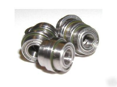 10 flanged bearings 2X5 stainless steel ball bearing
