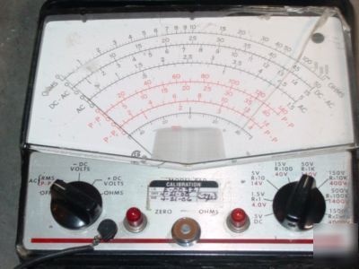 *20* triplett 850 volt-ohm meter voltmeter ohmmeters