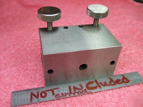 Edm block or electrode holder or blade holder mint 