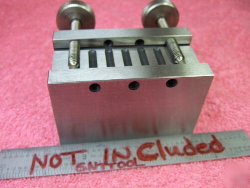 Edm block or electrode holder or blade holder mint 