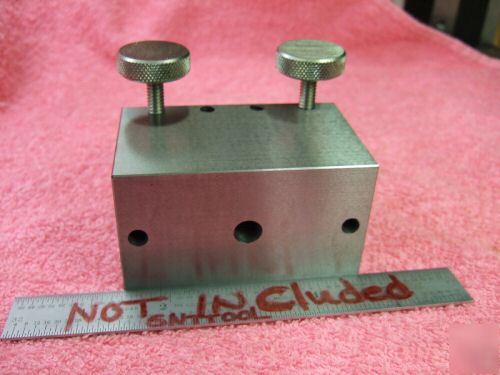 Edm block or electrode holder or blade holder mint 