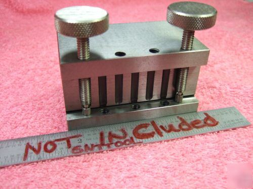 Edm block or electrode holder or blade holder mint 