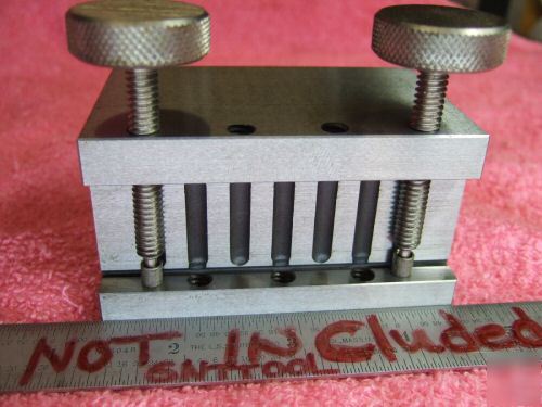 Edm block or electrode holder or blade holder mint 