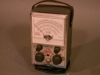 Eico vtvm tube voltmeter vintage audio amp analog meter