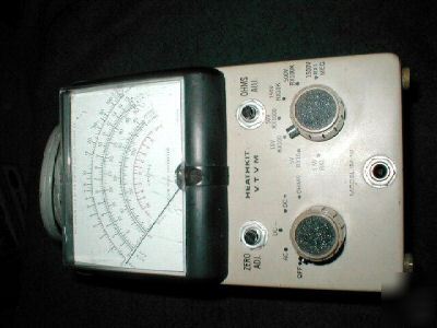 Heathkit heath im-18 vtvm vacuum tube voltmeter calibra