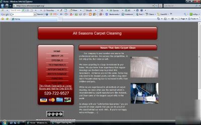 I build carpet cleaning websites that get jobs faster
