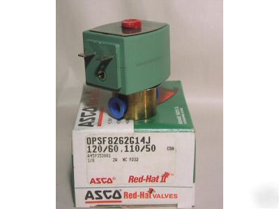 New asco red hat OPS8262G14J solenoid valve 2W-1/8 npt 