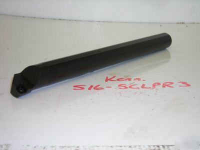 New kennametal boring bar S16 SCLPR3 1'' shank 