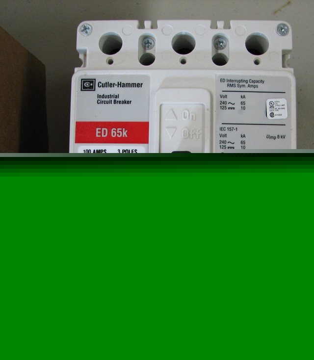 Cutler-hammer series c circuit breaker ED3100
