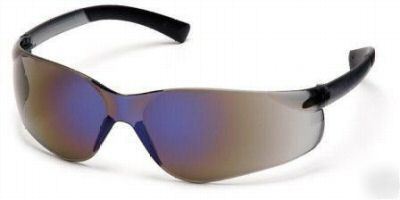 2 pyramex mini-ztek blue mirror sun & safety glasses