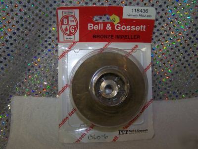 Bell & gossett *b & g bronze impeller assy. 118436 