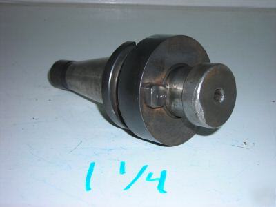 Nmtb 40 good used shell mill arbor 1-1/4 pilot GU1.1/2 