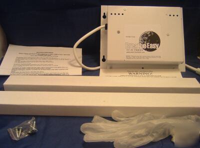 Uvc ultraviolet light dual uv lamp air cleaner 72WATT