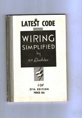 Vintage wiring simplified by h.p. richer-1962-book-27 