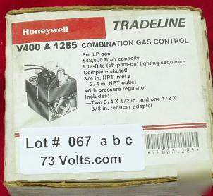 Honeywell tradeline combination gas control V400 a 1285