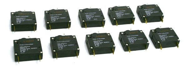 Lot of 10 potter&brumfield W67-X2Q13-3 circuit breaker