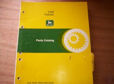 John deere 2140 tractor parts catalogue